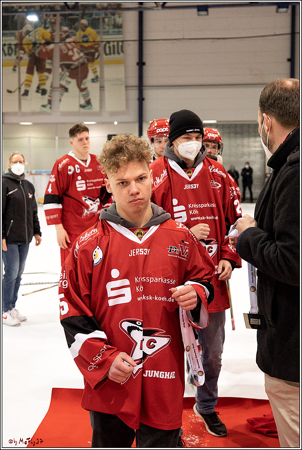 U20-DNL Meisterschaftsfinale;  Koelner Junghaie - Eisbaeren Juniors Berlin; Koeln, 27.03.2022